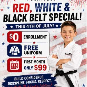 Red, White & Black Belt Special